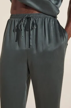 Charles Washable Silk Short Sleeve & Pant Pj Set-Eberjey New