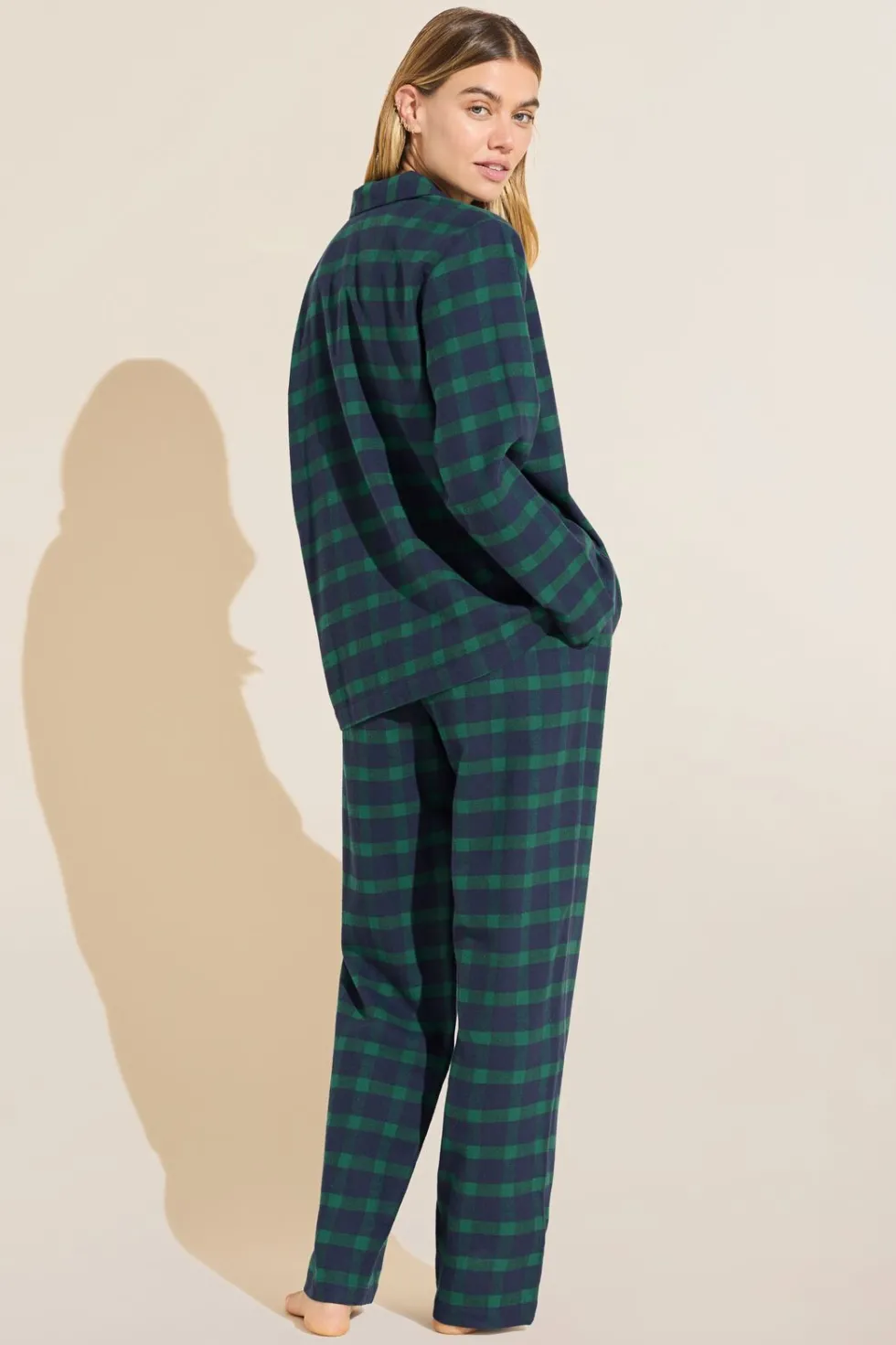 Flannel Long Pj Set-Eberjey Flash Sale