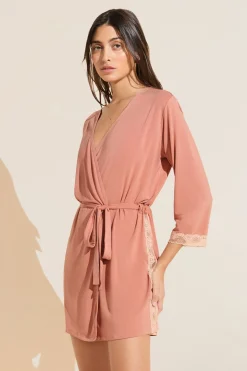 Flora Tencel Modal 3/4 Sleeve Robe-Eberjey New
