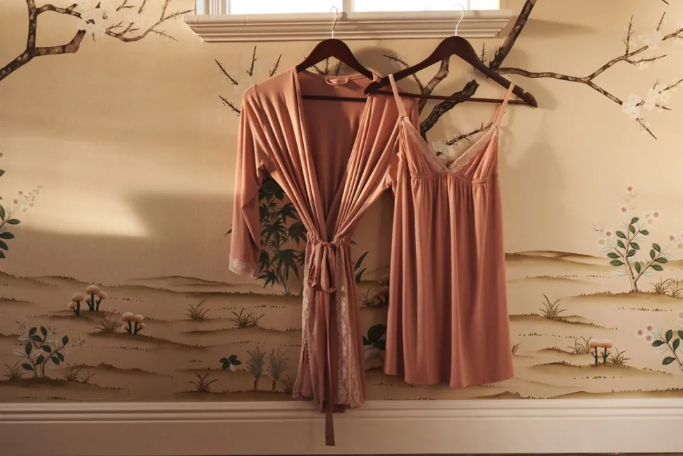 Flora Tencel Modal 3/4 Sleeve Robe-Eberjey New
