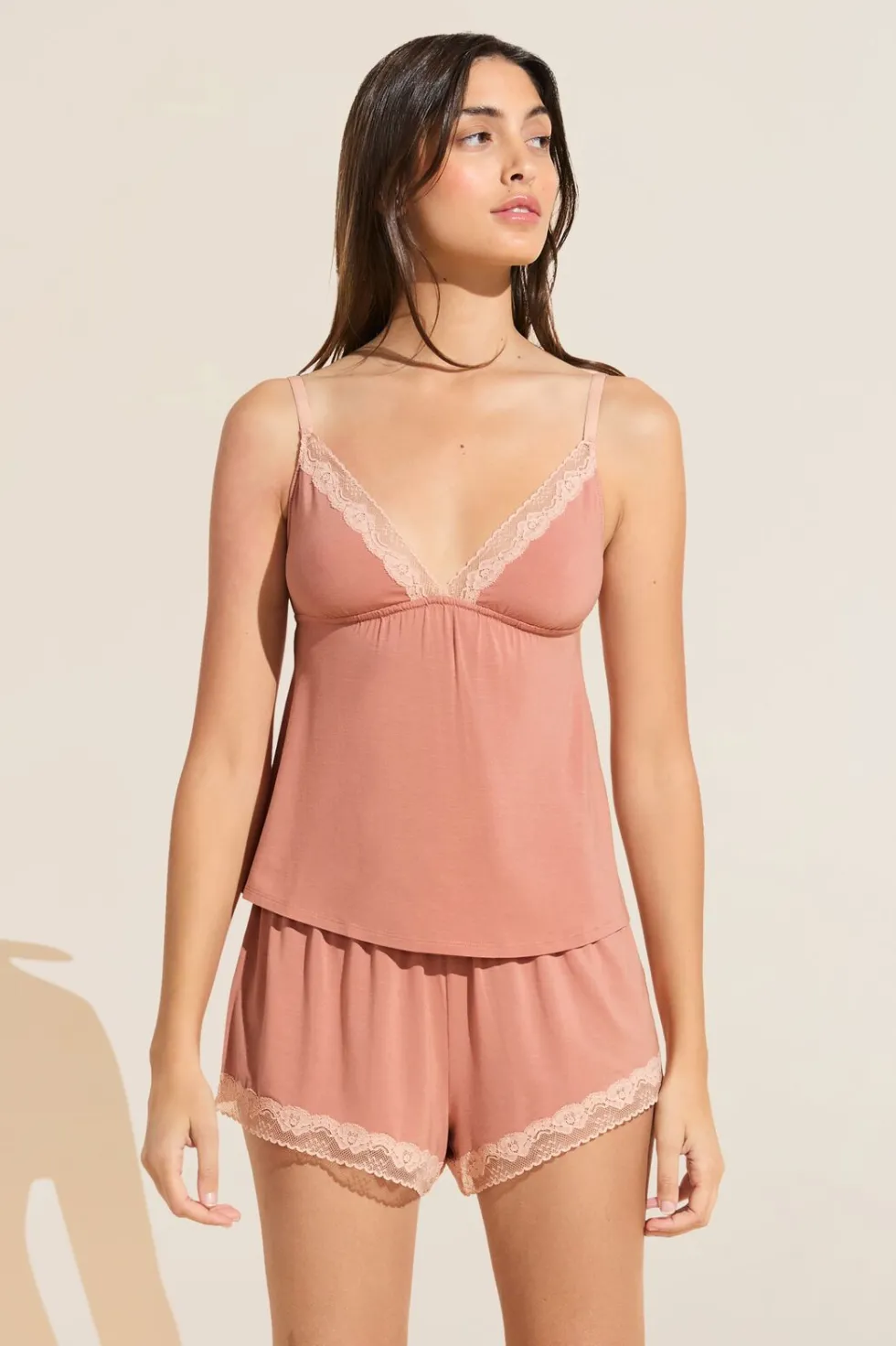 Flora Tencel Modal Cami & Short Pj Set-Eberjey New