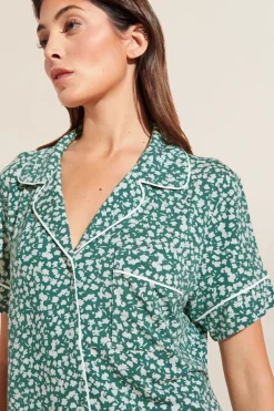 Gisele Printed Tencel Modal Relaxed Short Pj Set-Eberjey Store