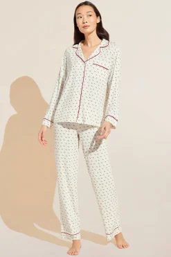 Gisele Printed Tencel Modal Long Pj Set-Eberjey Best Sale
