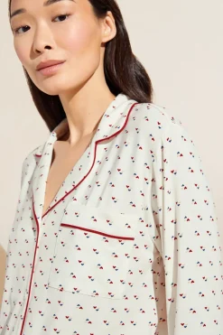 Gisele Printed Tencel Modal Long Pj Set-Eberjey Best Sale