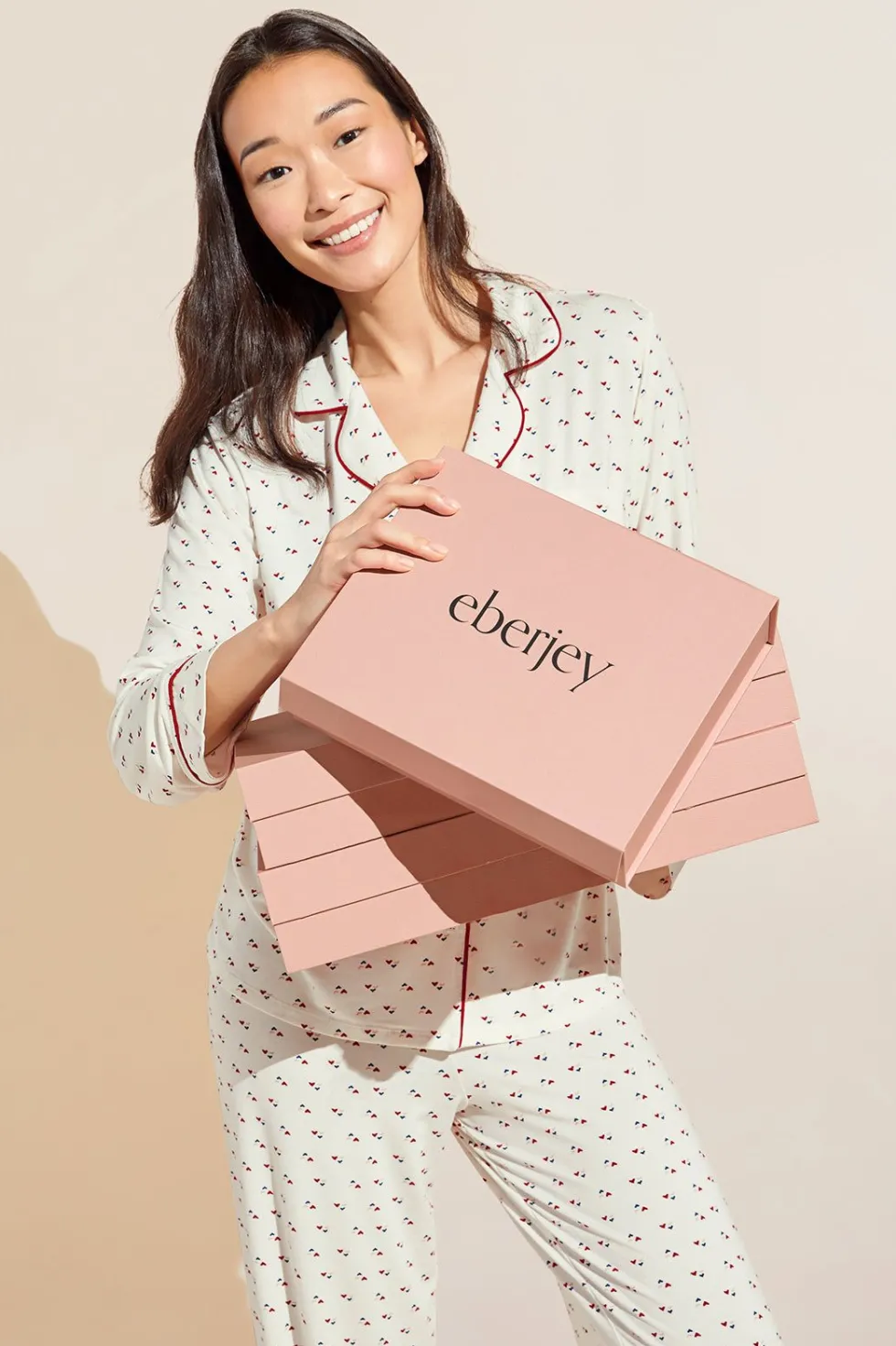 Gisele Printed Tencel Modal Long Pj Set-Eberjey Best Sale