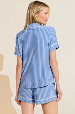 Gisele Printed Tencel Modal Relaxed Short Pj Set-Eberjey New