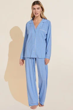 Gisele Printed Tencel Modal Long Pj Set-Eberjey Fashion