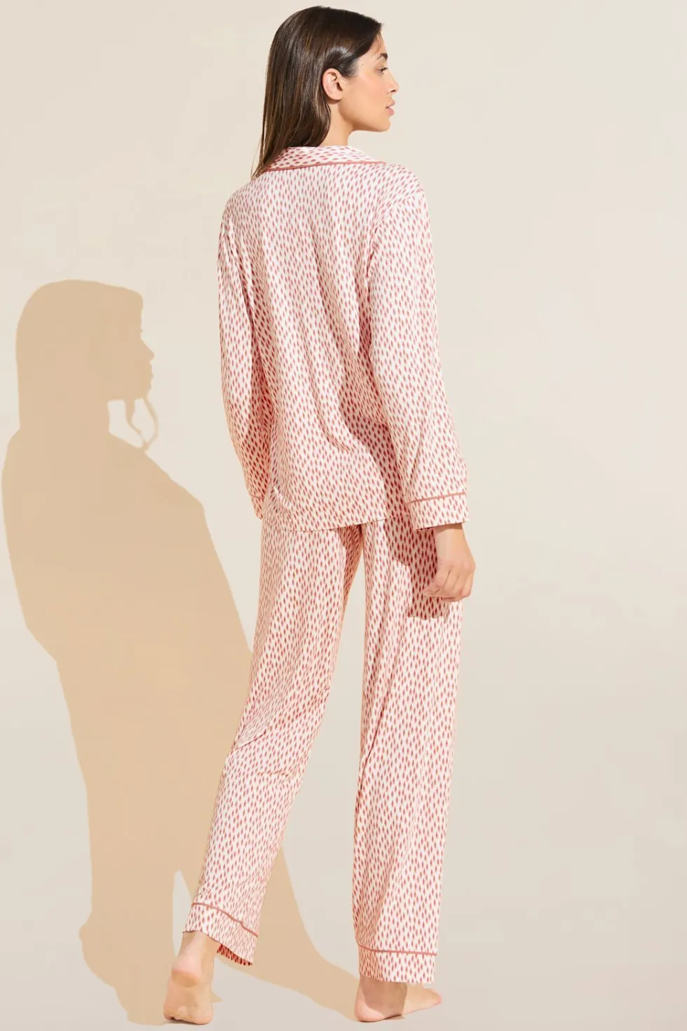 Gisele Printed Tencel Modal Long Pj Set-Eberjey Cheap