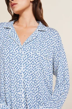 Gisele Printed Tencel Modal Long Pj Set-Eberjey Flash Sale