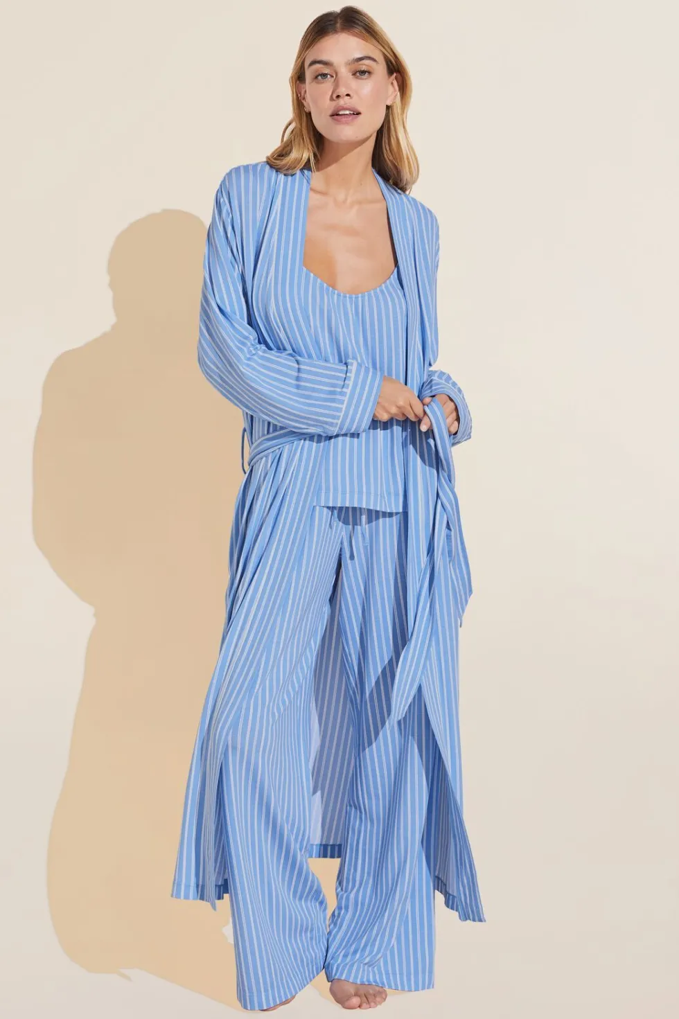 Gisele Printed Tencel Modal Long Robe-Eberjey Outlet