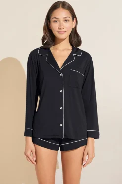 Gisele Tencel Modal Long Sleeve & Shortie Short Pj Set-Eberjey Cheap