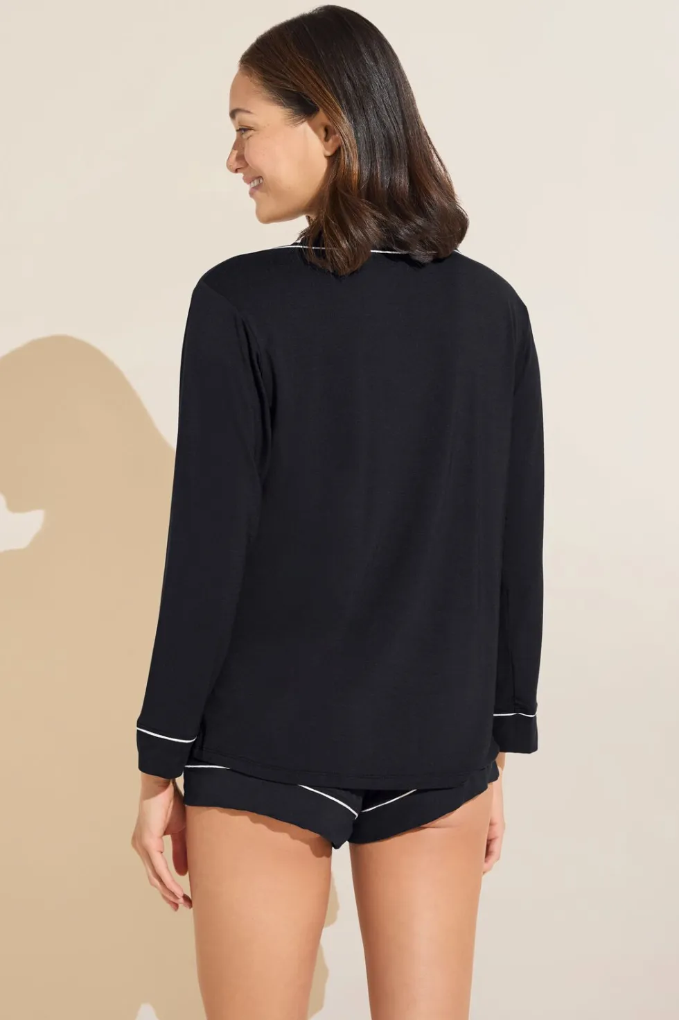 Gisele Tencel Modal Long Sleeve & Shortie Short Pj Set-Eberjey Cheap