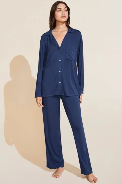 Gisele Tencel Modal Rib Long Pj Set-Eberjey Discount
