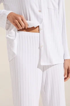 Gisele Tencel Modal Rib Long Pj Set-Eberjey Discount