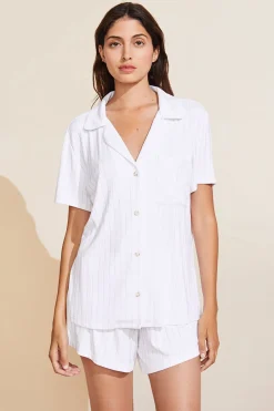Gisele Tencel Modal Rib Relaxed Short Pj Set-Eberjey Store