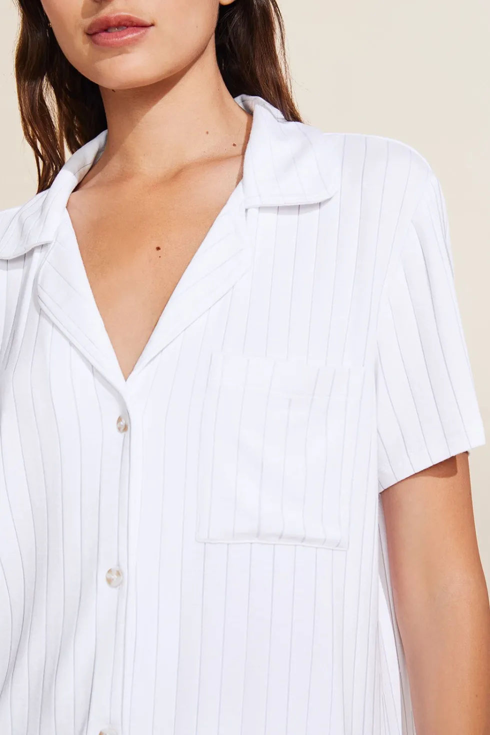 Gisele Tencel Modal Rib Relaxed Short Pj Set-Eberjey Store