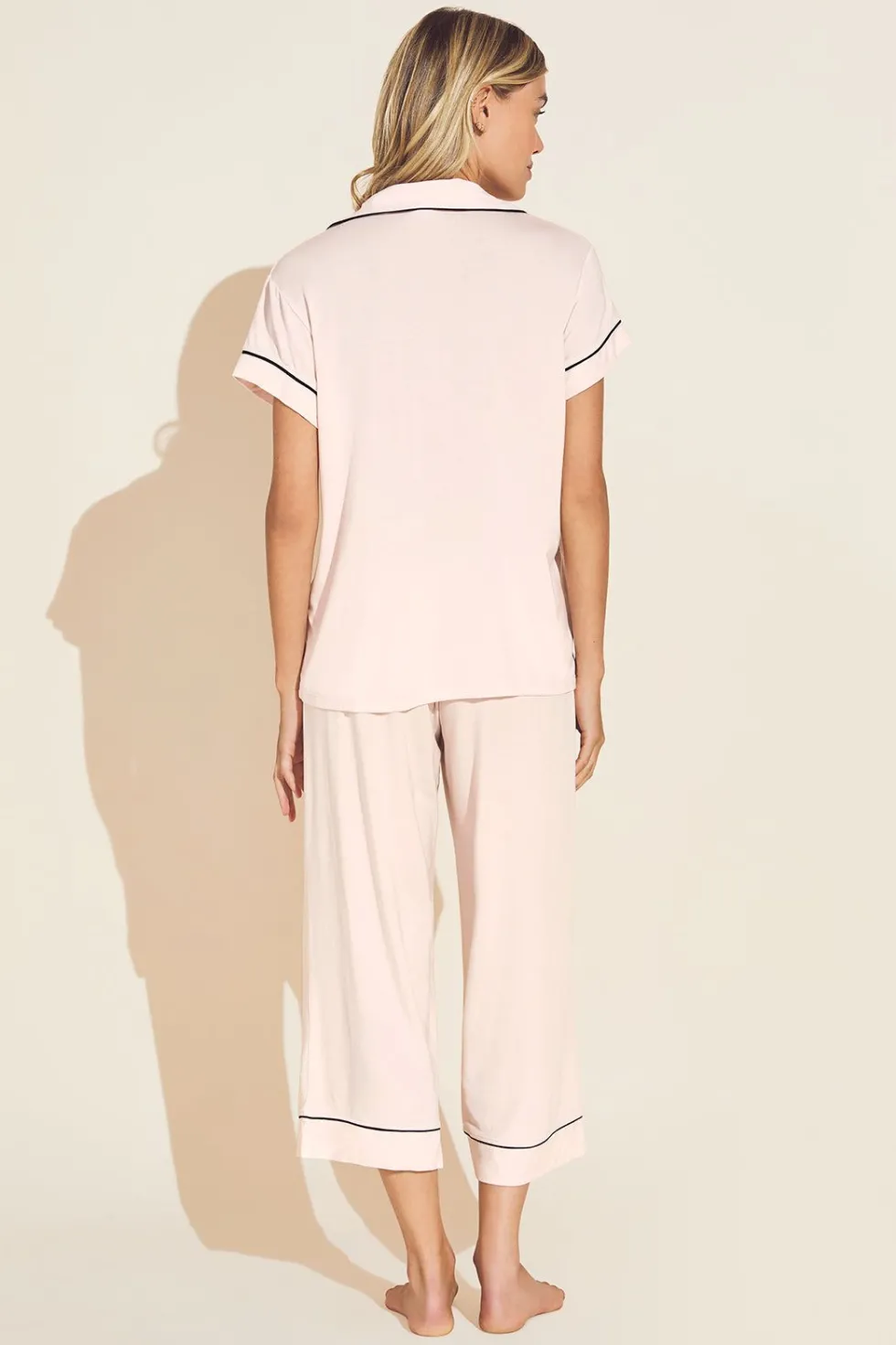 Gisele Tencel Modal Short Sleeve Cropped Pj Set-Eberjey Cheap