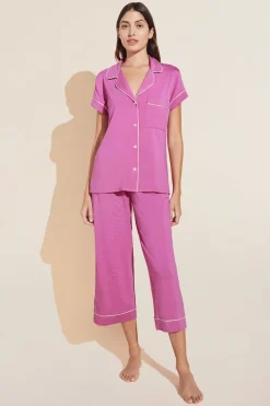 Gisele Tencel Modal Short Sleeve Cropped Pj Set-Eberjey New