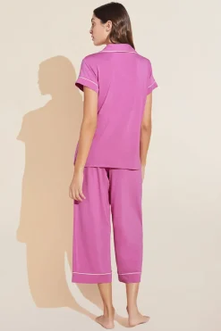 Gisele Tencel Modal Short Sleeve Cropped Pj Set-Eberjey New