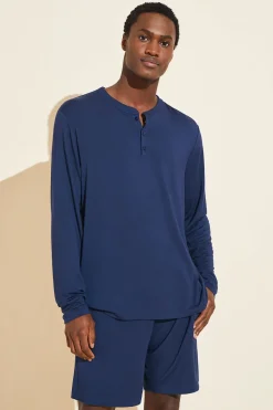 Henry Tencel Modal Long Sleeve & Short Pj Set-Eberjey Clearance