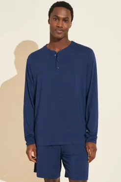 Henry Tencel Modal Long Sleeve & Short Pj Set-Eberjey Clearance