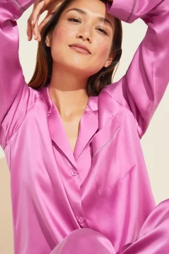 Inez Washable Silk Long Pj Set-Eberjey Online