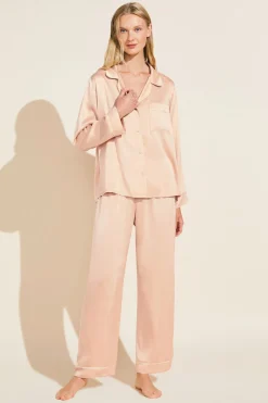 Inez Washable Silk Long Pj Set-Eberjey Store
