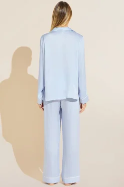 Inez Washable Silk Long Pj Set-Eberjey Best Sale