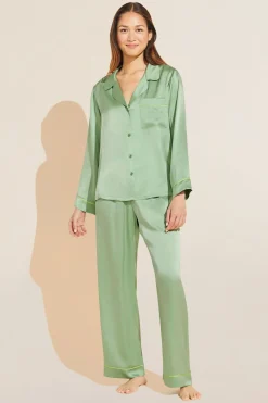 Inez Washable Silk Long Pj Set-Eberjey Best Sale