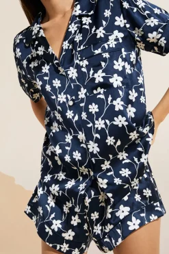 Inez Washable Silk Printed Short Pj Set-Eberjey Shop
