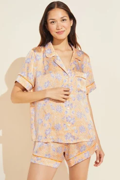 Inez Washable Silk Printed Short Pj Set-Eberjey Best Sale