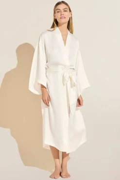 Inez Washable Silk Robe-Eberjey Shop