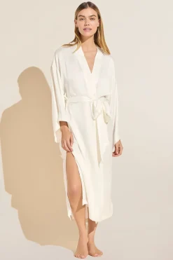 Inez Washable Silk Robe-Eberjey Shop