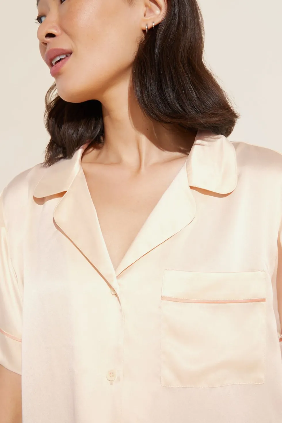 Inez Washable Silk Short Pj Set-Eberjey Best