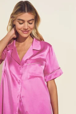 Inez Washable Silk Short Pj Set-Eberjey Outlet