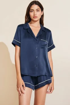Inez Washable Silk Short Pj Set-Eberjey Discount