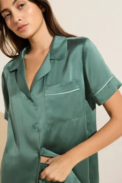 Inez Washable Silk Short Pj Set-Eberjey New