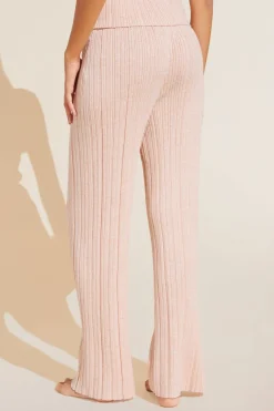 Infinite Organic Cotton Blend Sweater Rib Straight Leg Pant-Eberjey Store