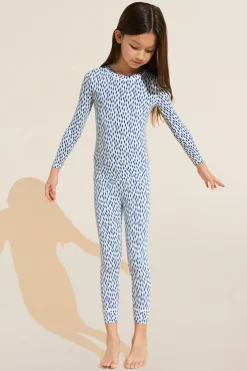 Kids Printed Tencel Modal Unisex Long Pj Set-Eberjey Online
