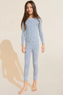 Kids Printed Tencel Modal Unisex Long Pj Set-Eberjey Online