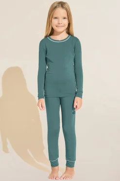 Kids Tencel Modal Unisex Long Pj Set-Eberjey Flash Sale
