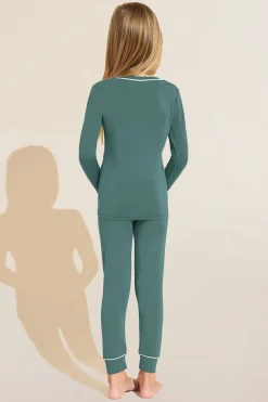 Kids Tencel Modal Unisex Long Pj Set-Eberjey Flash Sale