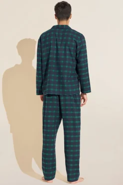 Mens Flannel Long Pj Set-Eberjey Cheap