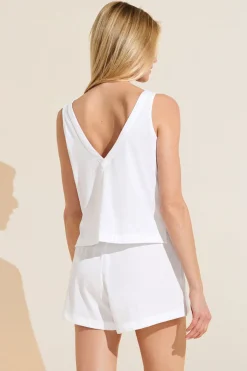 Organic Pima Cotton Tank & Short Pj Set-Eberjey Fashion