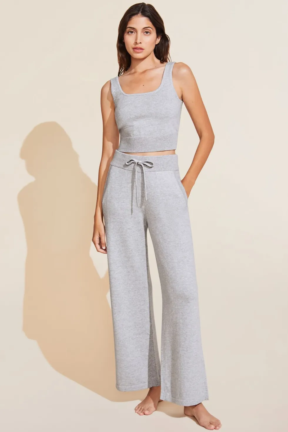 Recycled Sweater Cropped Tank-Eberjey New