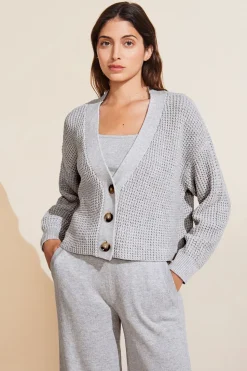 Recycled Sweater Cropped Cardigan-Eberjey Best