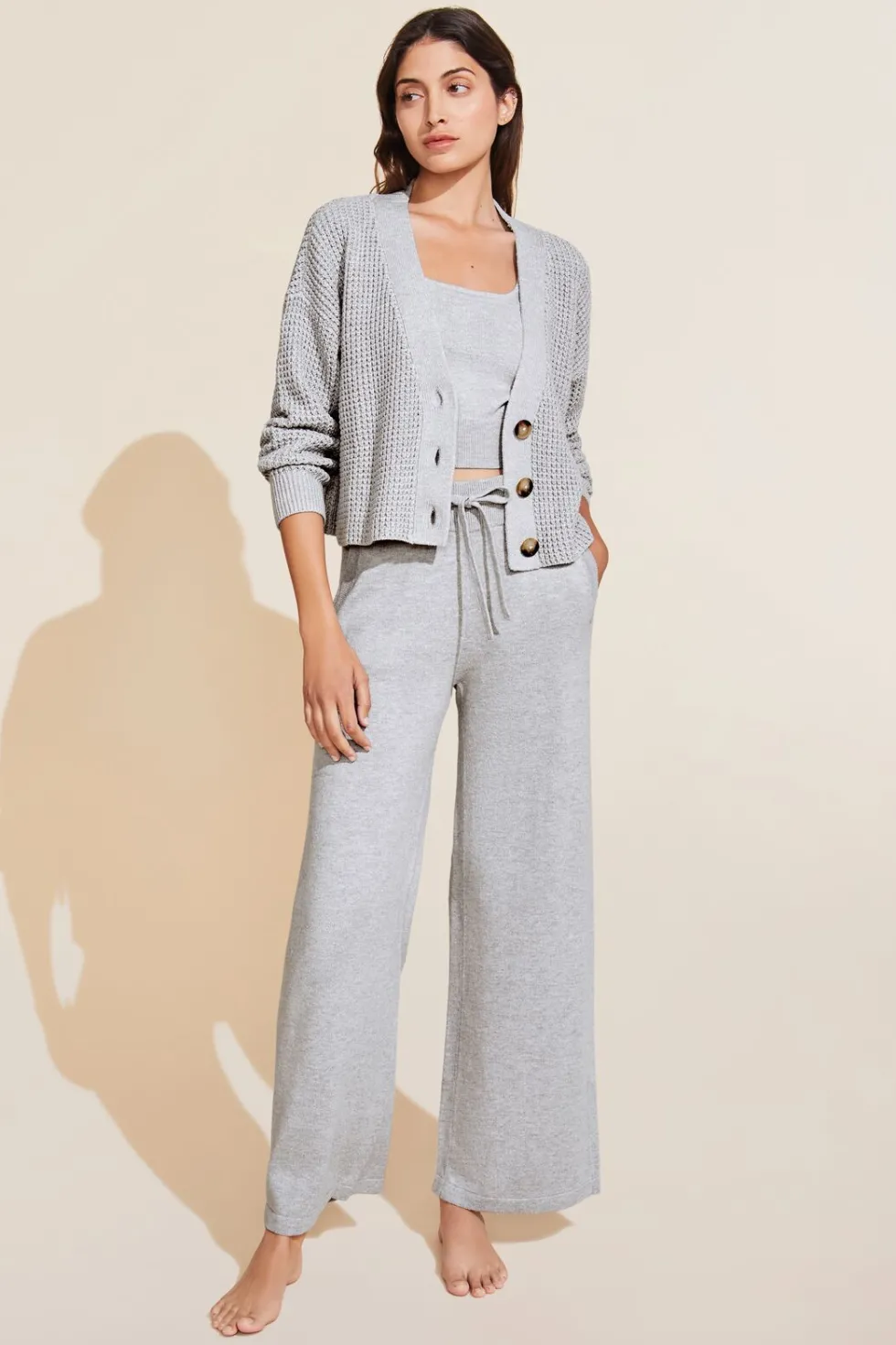 Recycled Sweater Cropped Cardigan-Eberjey Best