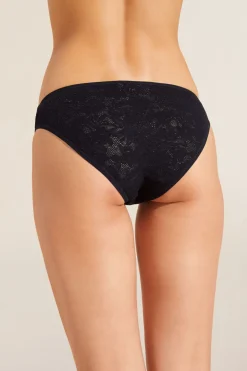 Soft Stretch Recycled Lace High Leg Brief-Eberjey Store