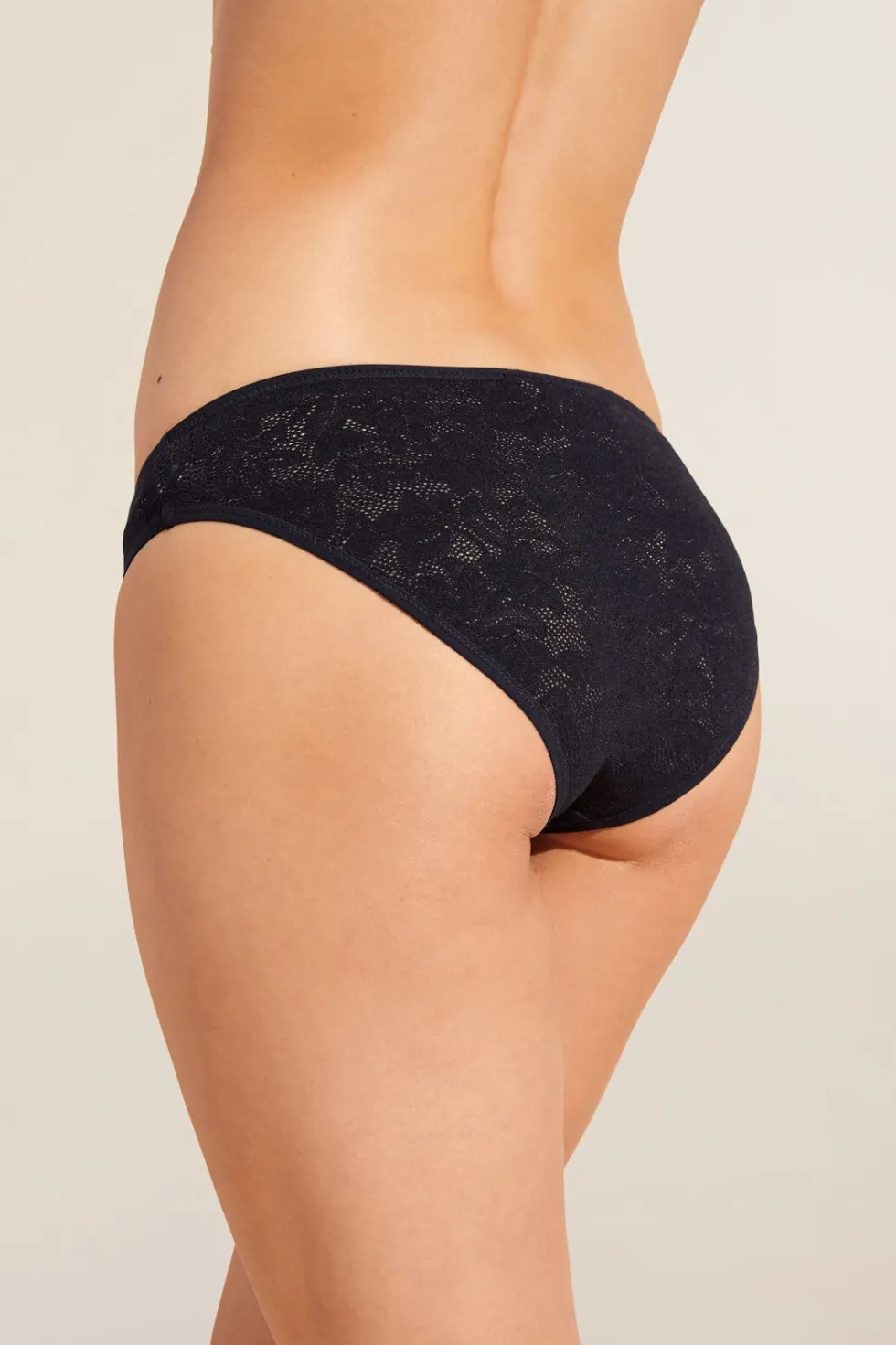 Soft Stretch Recycled Lace High Leg Brief-Eberjey Store